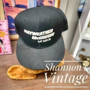 Mayweather VS Mcgregor promo snap back hat